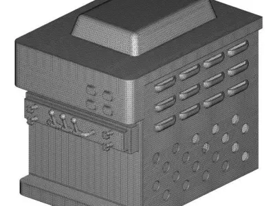 Stylish Icecream Machine 3D print model