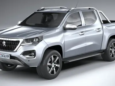 Peugeot Landtrek 2021 3D model