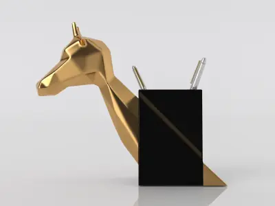 Giraffe Luxury Pencil Holder ready for printing and selling 3D print model