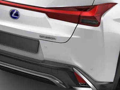 Lexus UX F-sport 2019 3D model