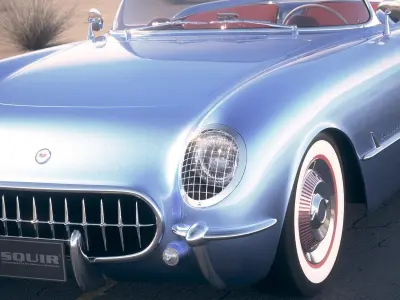 Chevrolet Corvette 1954  3D model