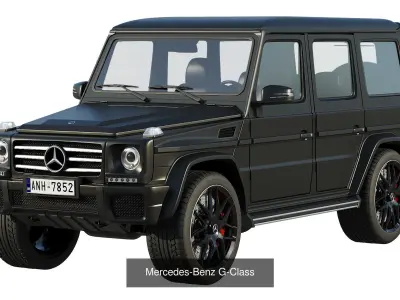 HQ SUV collection  3D Model Pack