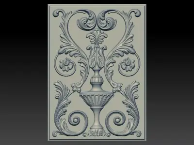 3D FLORAL DESIGN 3D model