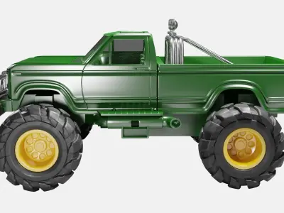 Turbo Truck 3D model
