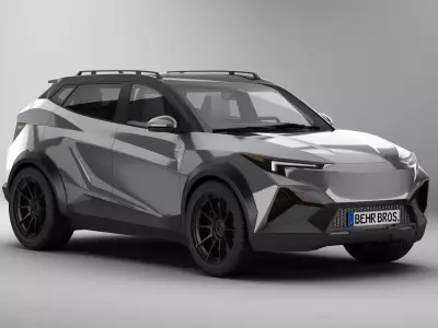 Generic Modern Compact Class SUV 3D model