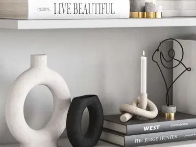 decorative set-01 3D model