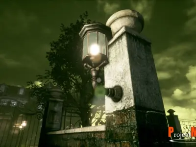 UE4-UE5-Horror Modular Gothic House Pack-External only 3D model