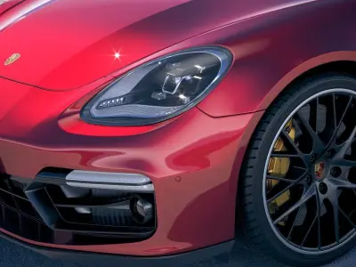 Porsche Panamera GTS 2019 3D model