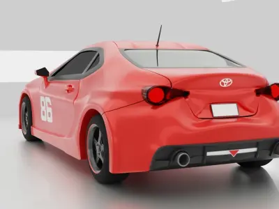 toyota gt86 3D model