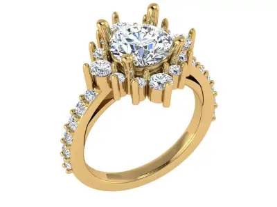 Cluster ring 3D print model order