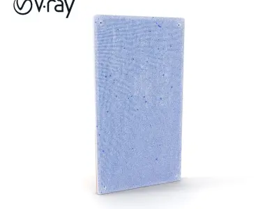 Rustic Metal Wall Panel Model Pack Low-poly 3D model