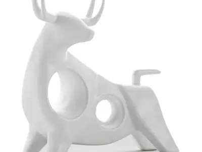 Decorative Abstract Sculpture 08 3D model