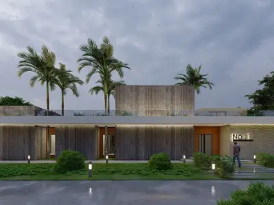 MODERN HOUSE  3D model shop