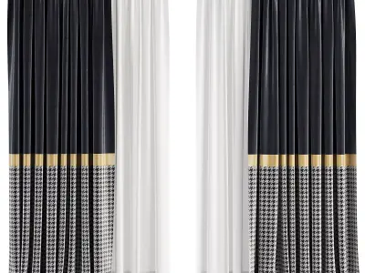 Curtain Set M3 3D model