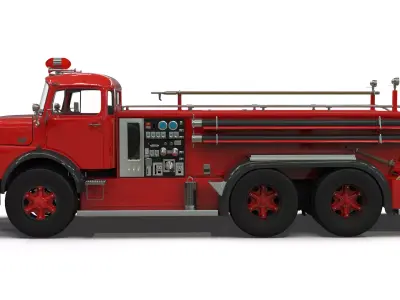 Mercedes-Benz 2624 Firetruck 3D model