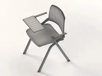 LAKENDO SOFT Stackable training chair by Diemmebi 3D model