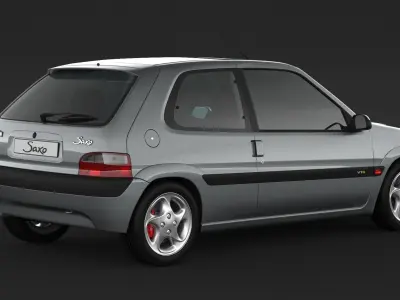 Citroen Saxo VTS 3D model