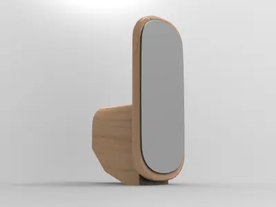 Rory Table Mirror Low-poly 3D model