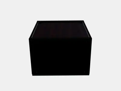 BESTA Shelf unit with glass door 9 3D model