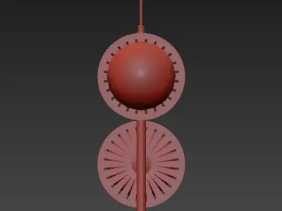 Balls Discs Vertical 2 3D model