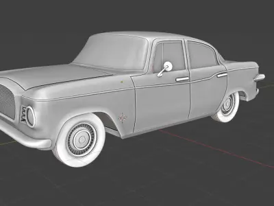 Studebaker Lark 1959 RC 3D Model 3D print model