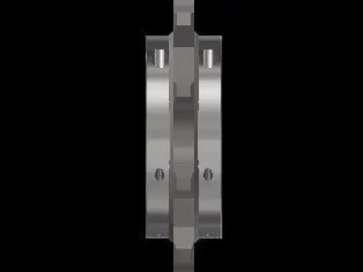 Sprocket 315mm Pitch Reclaimer Chain 3D print model