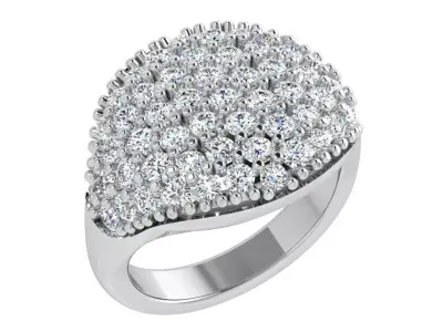 Diamond Ring 4132 3D print model