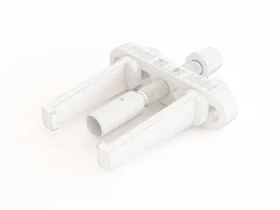 Bearing puller 02 3D model