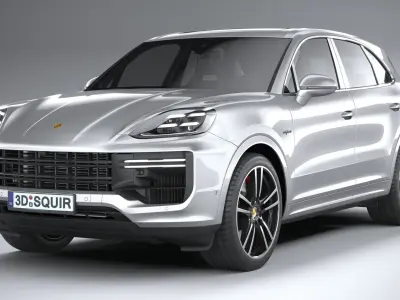 Porsche Cayenne Turbo E-Hybrid 2024 3D model
