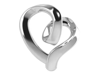 Heart Pendant 4067 3D print model