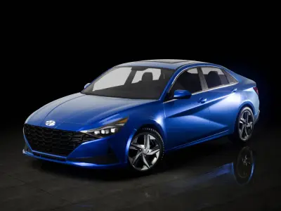 Hyundai Elantra 2022 3D model