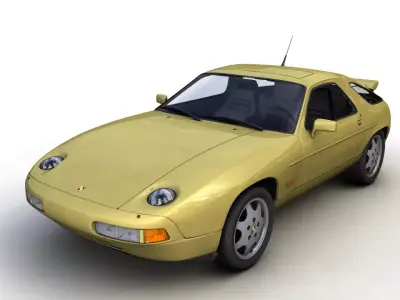 PORSCHE 928 GT 1991 3D model