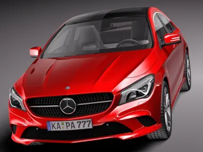 Mercedes-Benz CLA-class 2014 3D model