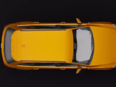 Audi Q7 Tfsi e Orange Dark 3D model