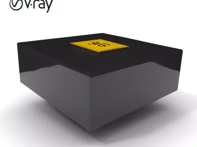 Elegant Luxury Box Model Pack Low-poly 3D model