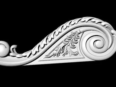 Decor for furniture 3D model 24