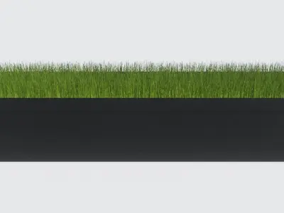 Modern Steel Planter Low-poly 3D model