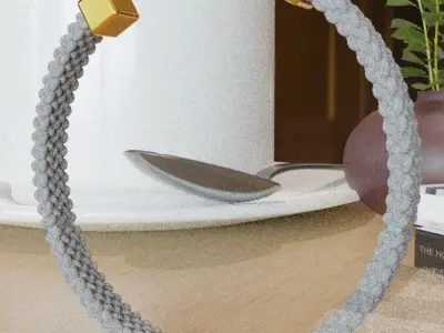 Braided Bracelet 3D model