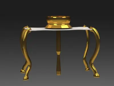 3D Luxury table 3D model