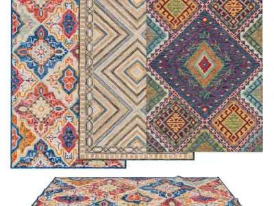 Rugs No 224 Low-poly 3D model