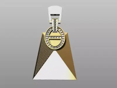 Multi piece pendant or Necklace 3D print model