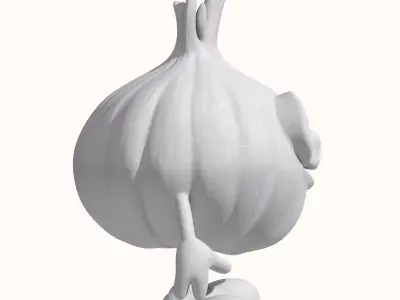 Garlic Character 3D model