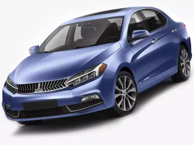 Generic Compact Sedan 3D model