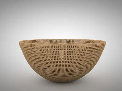 Baskets bowl 3D model