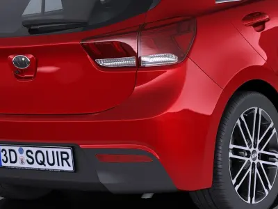 Kia Rio 2017 3D model