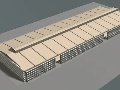 Industrial construction scene 25i19 3D model