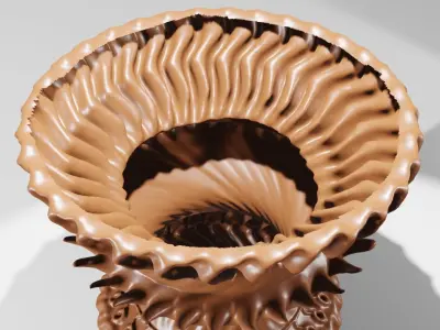 Ornamental Vase designed 3D print model