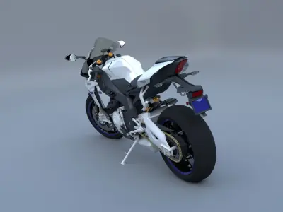 Yamaha YZF-R1M 3D model