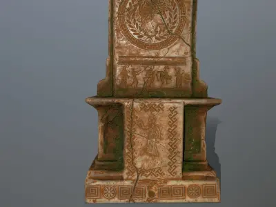 statue Low-poly 3D model get