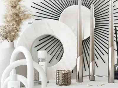 Light decorative set 3D model